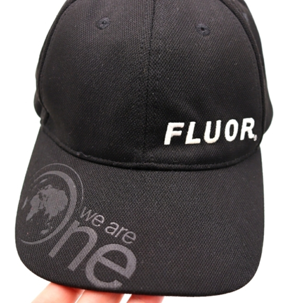 K-Products Fluor We Are One World Hat Cap Black Adjustable OS